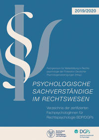 Vorderes Coverbild Psychologische Sachverständige im Rechtswesen