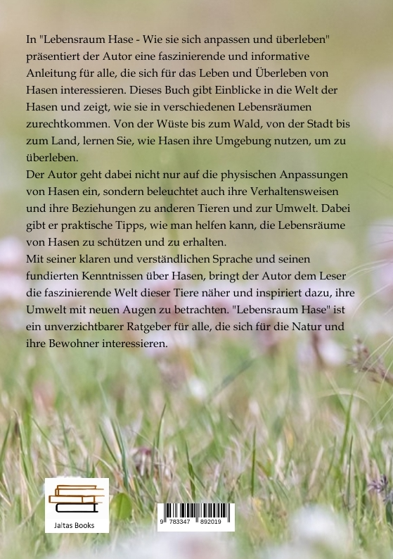 Rückseitencover Lebensraum Hase