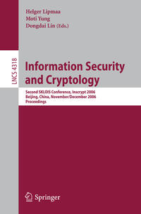 Vorderes Coverbild Information Security and Cryptology