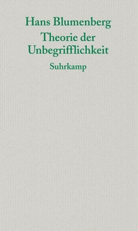 Vorderes Coverbild Theorie der Unbegrifflichkeit