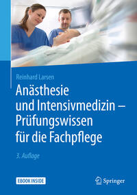 Vorderes Coverbild (hohe Qualität) Anästhesie und Intensivmedizin - Prüfungswissen für die Fachpflege