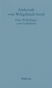 Vorderes Coverbild Anderrede vom Weltgebäude herab