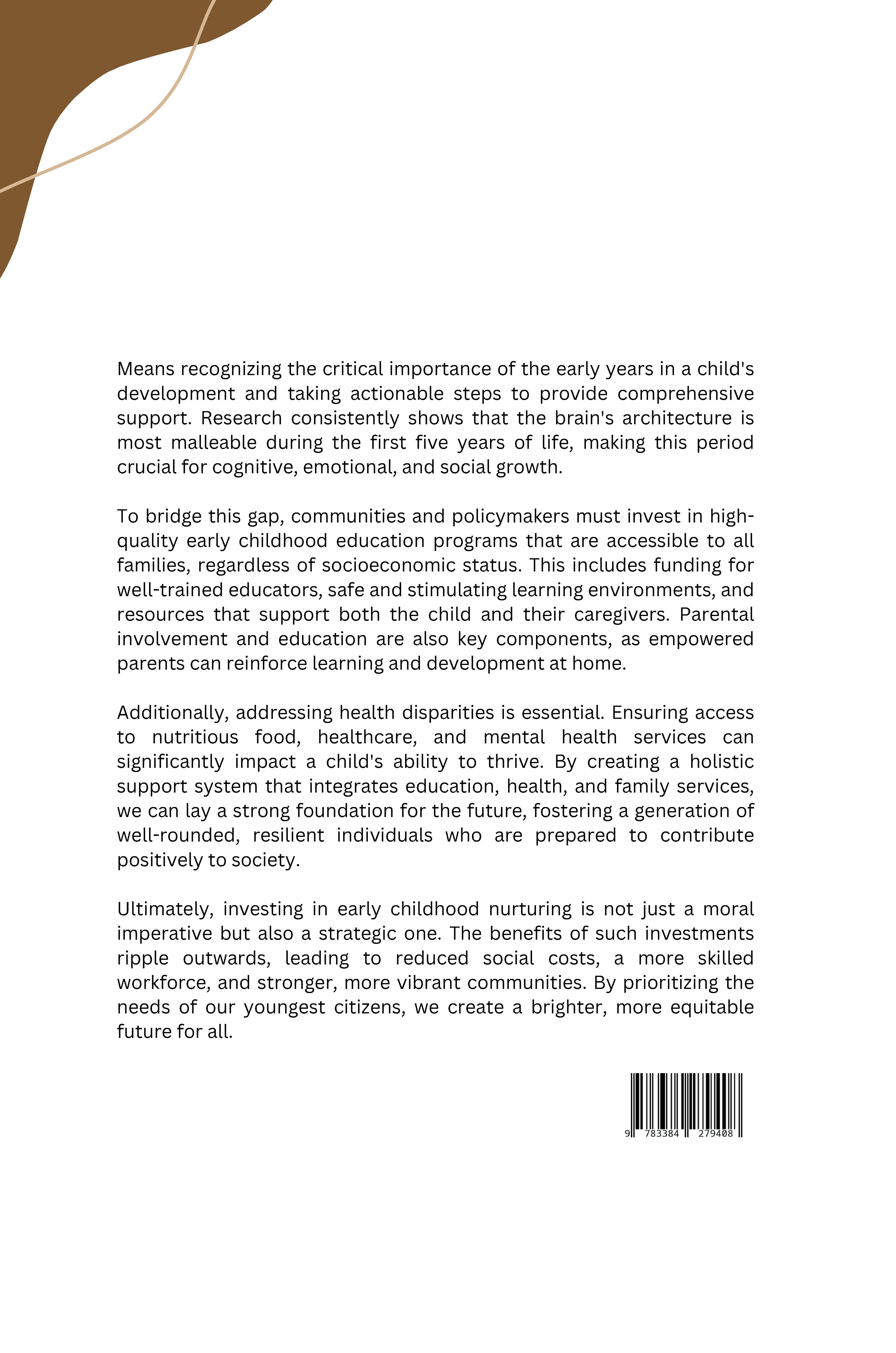 Rückseitencover The Power of Parenting: Investing in Your Child's Early Development