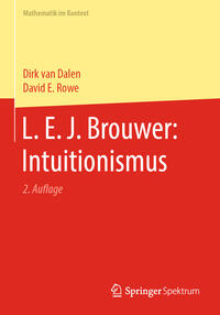Vorderes Coverbild L. E. J. Brouwer: Intuitionismus