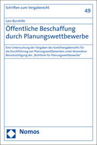 Vorderes Coverbild Öffentliche Beschaffung durch Planungswettbewerbe