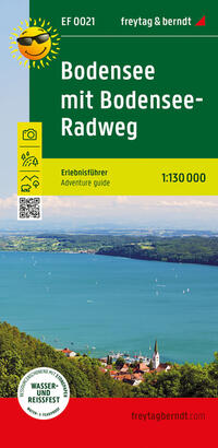 Vorderes Coverbild Bodensee mit Bodensee-Radweg, Erlebnisführer 1:130.000, freytag & berndt, EF 0021