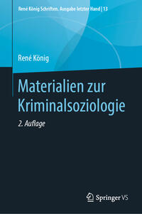 Vorderes Coverbild Materialien zur Kriminalsoziologie