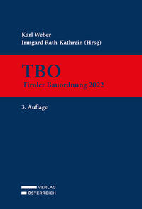 Vorderes Coverbild TBO - Tiroler Bauordnung 2022
