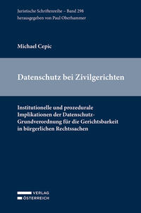 Vorderes Coverbild Datenschutz bei den Zivilgerichten