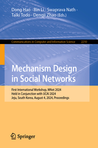 Vorderes Coverbild Mechanism Design in Social Networks