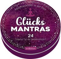Vorderes Coverbild Adventskalender in der Dose. Glücksmantras