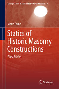 Vorderes Coverbild Statics of Historic Masonry Constructions