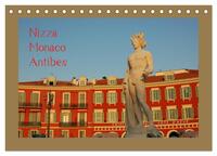 Vorderes Coverbild Nizza, Monaco, Antibes (Tischkalender 2025 DIN A5 quer), CALVENDO Monatskalender