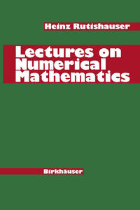 Vorderes Coverbild Lectures on Numerical Mathematics