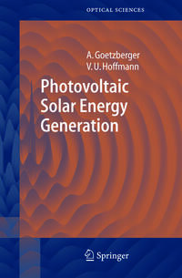 Vorderes Coverbild Photovoltaic Solar Energy Generation