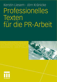 Vorderes Coverbild Professionelles Texten für die PR-Arbeit