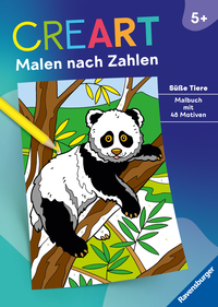 Vorderes Coverbild CreArt Malen nach Zahlen ab 5: Süße Tiere