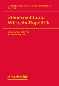 Vorderes Coverbild Steuerrecht und Wirtschaftspolitik