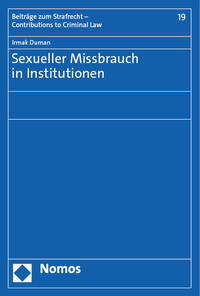 Vorderes Coverbild Sexueller Missbrauch in Institutionen