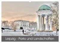 Vorderes Coverbild Leipzig - Parks und Landschaften (Wandkalender 2025 DIN A2 quer), CALVENDO Monatskalender