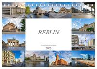Vorderes Coverbild Berlin Stadtspaziergang (Tischkalender 2025 DIN A5 quer), CALVENDO Monatskalender