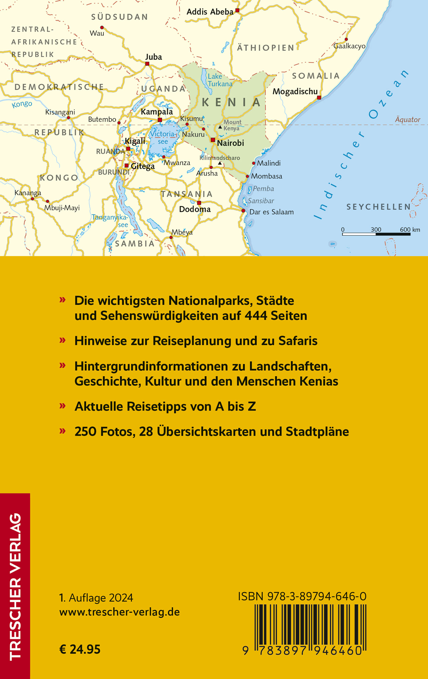 Rückseitencover TRESCHER Reiseführer Kenia
