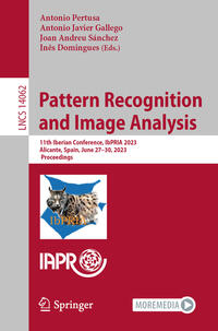 Vorderes Coverbild Pattern Recognition and Image Analysis
