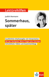 Vorderes Coverbild Klett Lektürehilfen Hermann, Sommerhaus, später