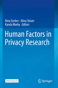Vorderes Coverbild Human Factors in Privacy Research