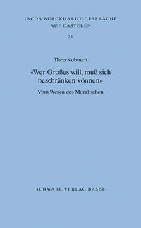 Vorderes Coverbild «Wer Großes will, muß sich beschränken können»