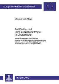 Vorderes Coverbild Ausländer- und Integrationsbeauftragte in Deutschland