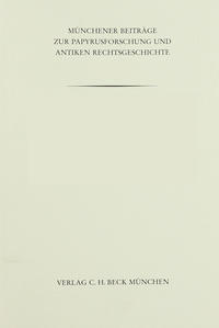 Vorderes Coverbild Zur Haftung der Schiffer im antiken Recht
