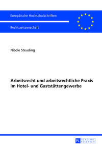 Vorderes Coverbild Arbeitsrecht und arbeitsrechtliche Praxis im Hotel- und Gaststättengewerbe