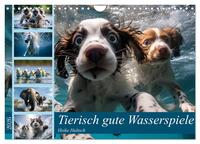 Vorderes Coverbild Tierisch gute Wasserspiele (Wandkalender 2026 DIN A4 quer), CALVENDO Monatskalender