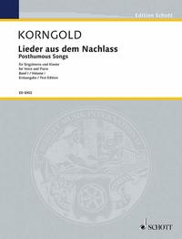 Vorderes Coverbild Lieder aus dem Nachlass