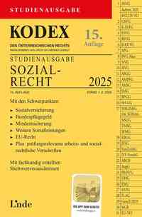 Vorderes Coverbild KODEX Studienausgabe Sozialrecht 2025