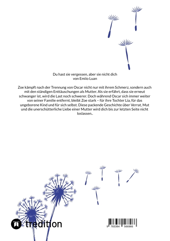 Rückseitencover Du hast sie vergessen, aber sie nicht dich
