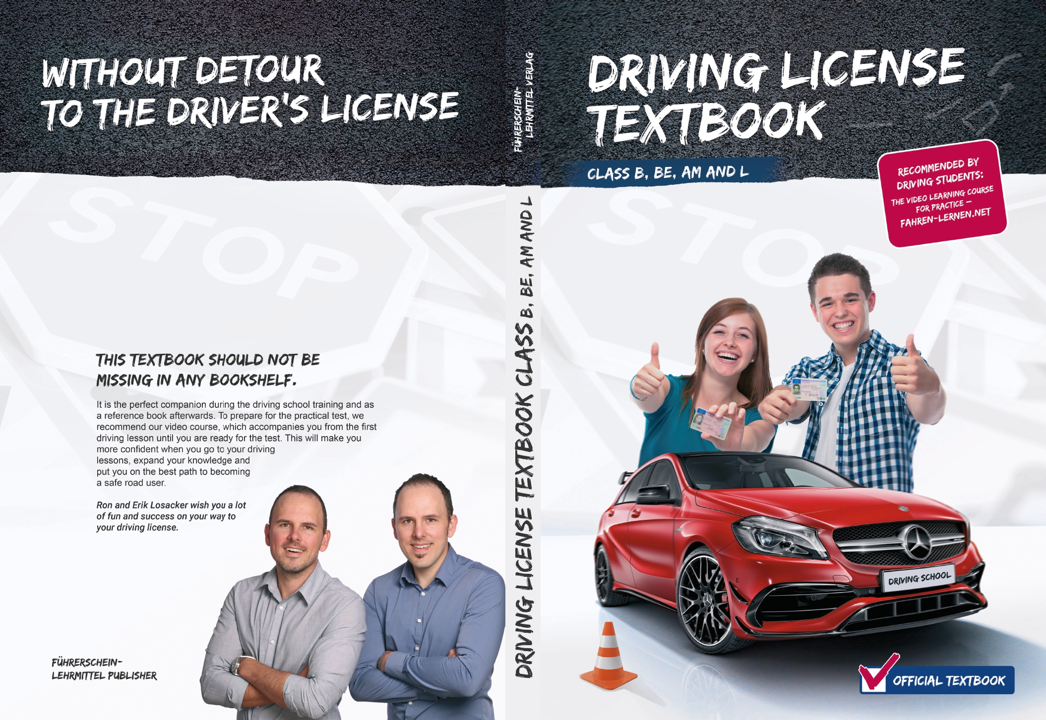 Gesamtes Coverbild Driving License Textbook Class B, BE, Am and L