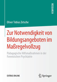 Vorderes Coverbild Zur Notwendigkeit von Bildungsangeboten im Maßregelvollzug