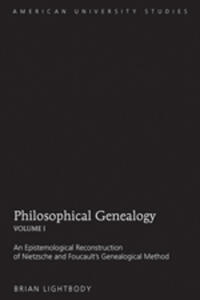 Vorderes Coverbild Philosophical Genealogy- Volume I
