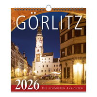 Vorderes Coverbild Kalender Görlitz 2026 - Die schönsten Ansichten