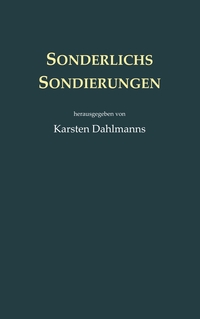 Vorderes Coverbild Sonderlichs Sondierungen
