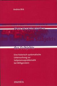 Vorderes Coverbild Vom Verschwinden des Subjekts