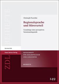 Vorderes Coverbild Regionalsprache und Hörerurteil