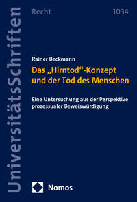 Vorderes Coverbild Das „Hirntod“-Konzept und der Tod des Menschen