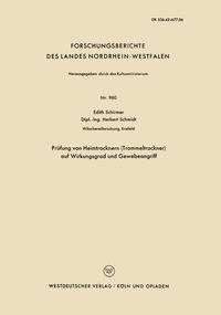 Vorderes Coverbild Prüfung von Heimtrocknern (Trommeltrockner) auf Wirkungsgrad und Gewebeangriff