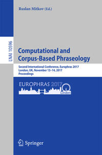 Vorderes Coverbild Computational and Corpus-Based Phraseology
