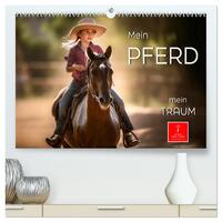 Vorderes Coverbild Mein Pferd - mein Traum (hochwertiger Premium Wandkalender 2025 DIN A2 quer), Kunstdruck in Hochglanz