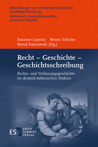 Vorderes Coverbild Recht – Geschichte – Geschichtsschreibung