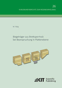 Vorderes Coverbild Biegeträger aus Brettsperrholz bei Beanspruchung in Plattenebene